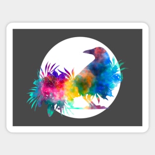 Tie-Dye Dream Spirit Raven Magnet